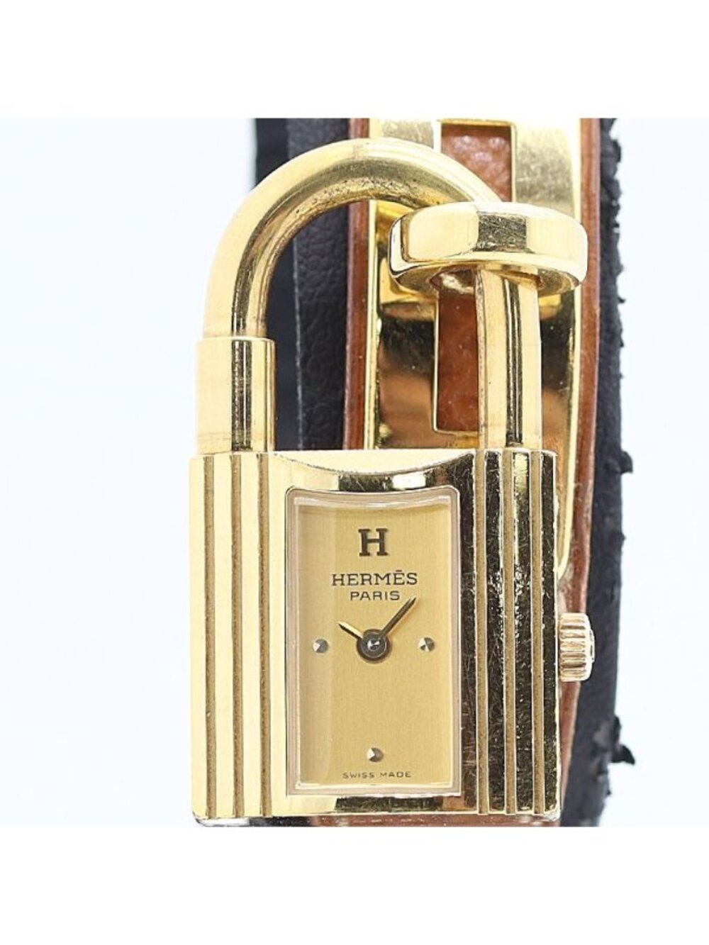 Hermes Kelly Watch Champagne Dial